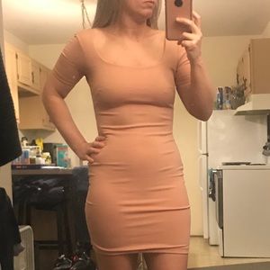 Lulu’s Coveted Blush Bodycon Dress